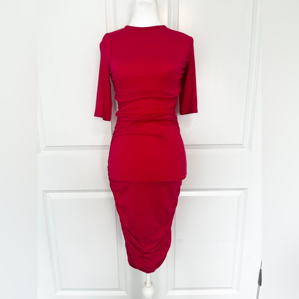 Rachel Pally ruched t-shirt dress